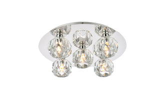 Graham 5 Light Ceiling Lamp in Chrome