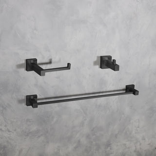 Isla 3-Piece Bathroom Hardware Set in Matte Black