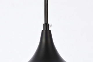 Nora 1 Light Black plug-in pendant