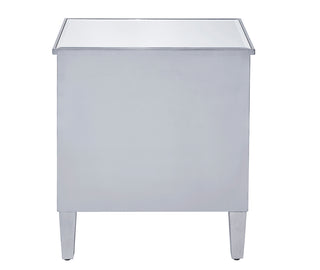Cabinet 2 doors 24in. W x 16in. D x 26in. H in antique silver paint