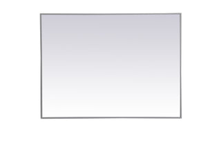 Metal frame rectangle mirror 30 inch x 40 inch in Grey