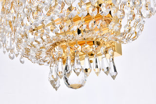 Century 2 light Gold Wall Sconce Clear Royal Cut Crystal