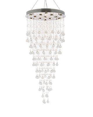 Galaxy 13 light Chrome Chandelier Clear Royal Cut Crystal