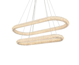 Bowen 42 inch Adjustable LED Chandelier in Satin Gold