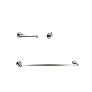 Freya 3-Piece Bathroom Hardware Set in Chrome