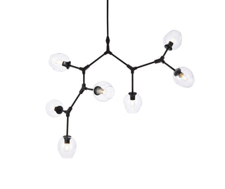 Cavoli 7 lights black chandelier