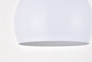 Nora 1 Light white plug-in pendant