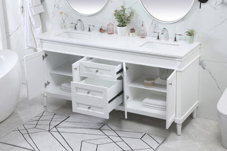 72 inch double bathroom vanity in white