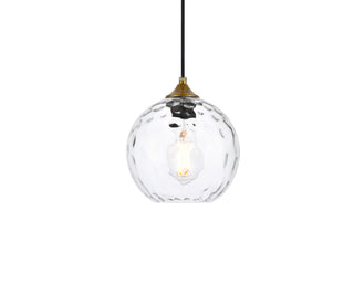 Cashel 8 inch brass pendant