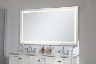 Helios 36in x 60in Hardwired LED mirror with touch sensor and color changing temperature 3000K/4200K/6400K