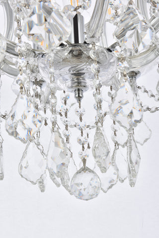 Maria Theresa 9 light Chrome Chandelier Clear Royal Cut Crystal