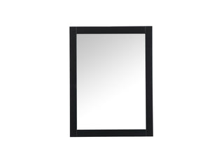 Aqua vanity mirror 24x32 inch in black