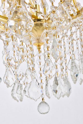 Maria Theresa 24 light Gold Chandelier Clear Royal Cut Crystal