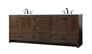 84 Inch Double Bathroom Vanity In Expresso