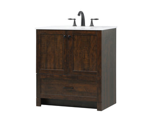 30 inch Single bathroom vanity in expresso