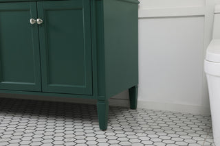 72 inch double bathroom vanity in green