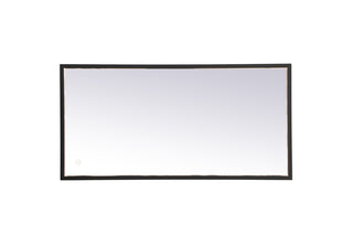 Pier 18x36 inch LED mirror with adjustable color temperature 3000K/4200K/6400K in black