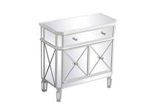 32 inch mirrored cabinet in antique white