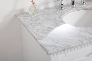 36 inch Single bathroom vanity in  White