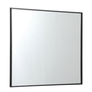 Metal frame rectangle mirror 30 inch in Black