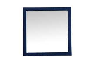 Aqua vanity mirror 36x36 inch in blue