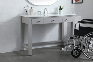 48 Inch ADA Compliant Bathroom Vanity In Grey