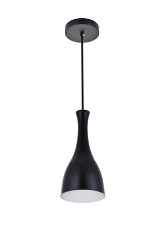 Aiken 1 Light Black Pendant