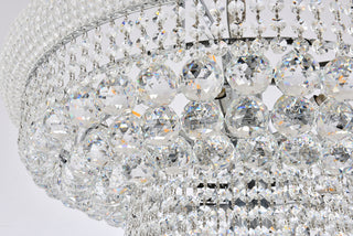 Primo 28 light Chrome Chandelier Clear Royal Cut Crystal