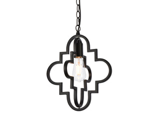 Sandara 1 light pendant in black