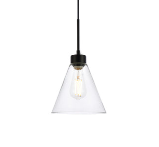 Mera 1 light black pendant