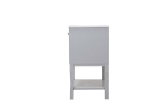 2 Doors Cabinet 24 In. X 18 In. X 34 In. In Grey