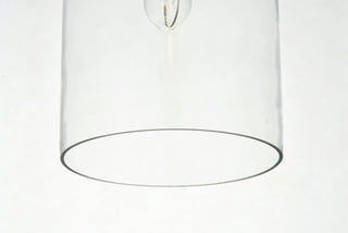 Ashwell 1 Light Chrome Pendant With Clear Glass