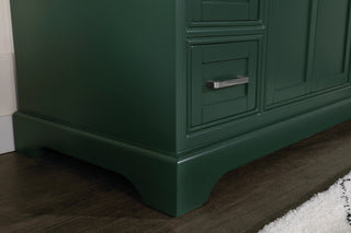 42 inch Single bathroom vanity in green