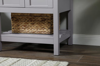 24 inch Single bathroom vanity in grey