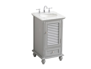 19 inch Single bathroom vanity in grey