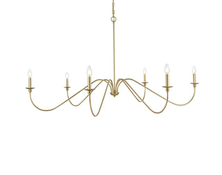 Rohan 60 inch chandelier in Brass