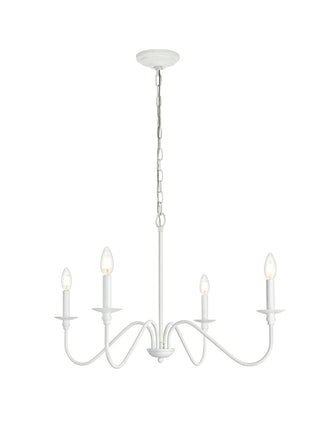 Rohan 30 inch chandelier in White