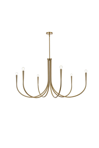 Layne 50 inch chandelier in Gold