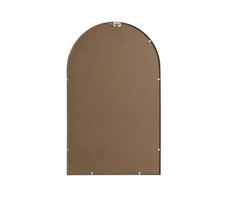 Metal Frame Arch Mirror 22x36 Inch in Silver