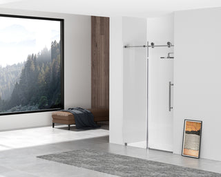 Frameless shower door 48 x 76 Polished Chrome