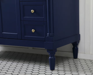 48 inch Single bathroom vanity in blue