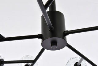 Graham 15 Light Pendant in Black