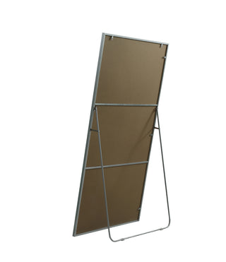 Metal Frame Rectangle Full Length Mirror 36x72 Inch in Silver