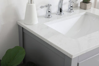 24 inch Single Bathroom Vanity in Grey