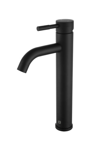 Victor Single Hole Single Handle Bathroom Faucet in Matte Black