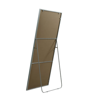 Metal Frame Rectangle Full Length Mirror 30x72 Inch in Silver