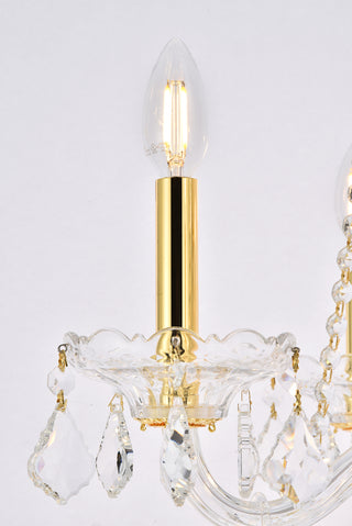 Verona 15 light Gold Chandelier Clear Royal Cut Crystal