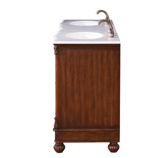 60 In. Double Bathroom Vanity