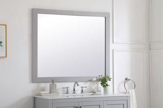 Aqua rectangle vanity mirror 42 inch in Grey