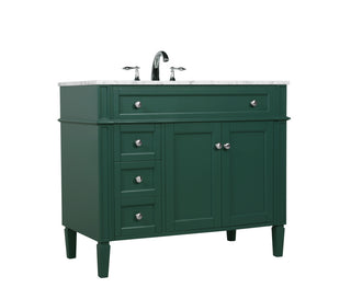 40 inch Single bathroom vanity in green